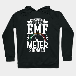 EMF meter signals - Professional Ghost Hunting Hoodie